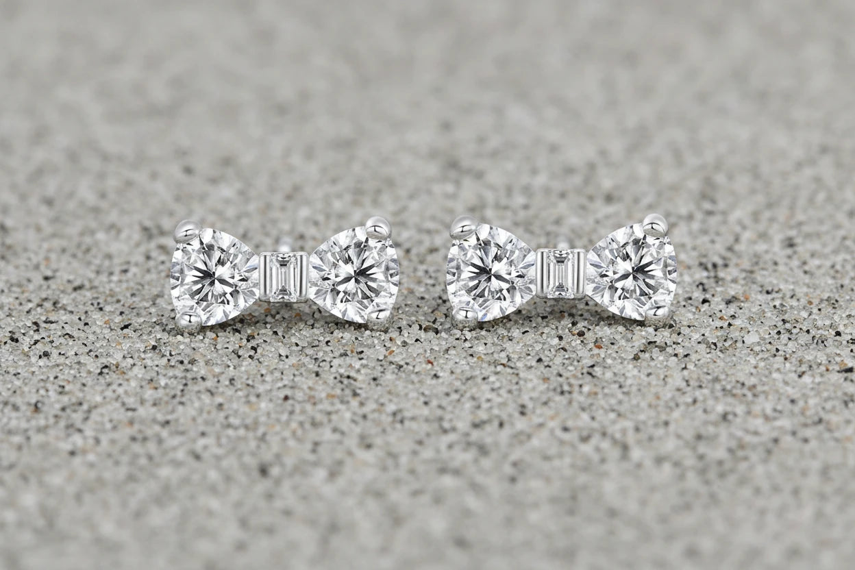 Bowknot earrings