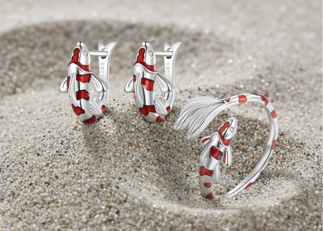 Koi Jewellery Set