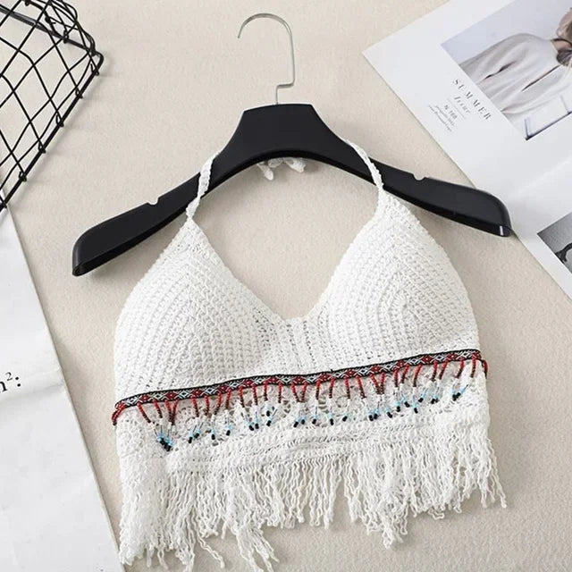 Crochet Knit Bikini Top