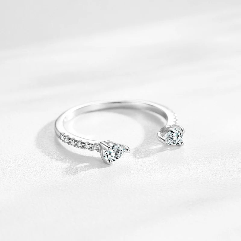 Snake Head Ring - Sterling Silver