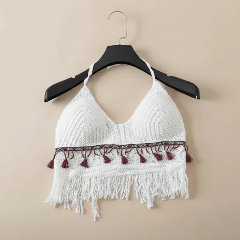 Crochet Knit Bikini Top