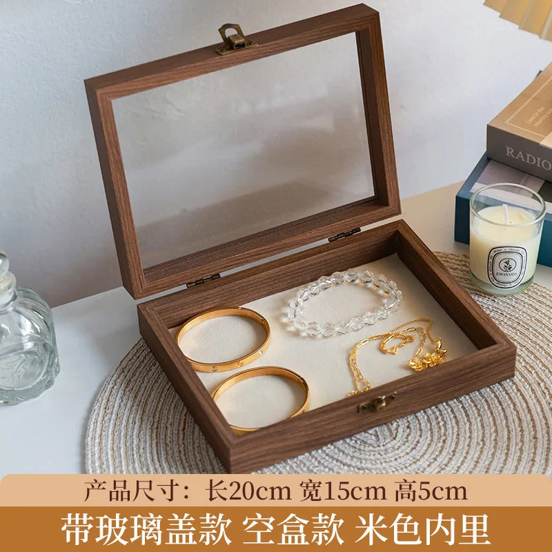 Walnut Jewellery Organiser