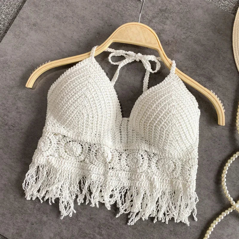 Crochet Knit Bikini Top