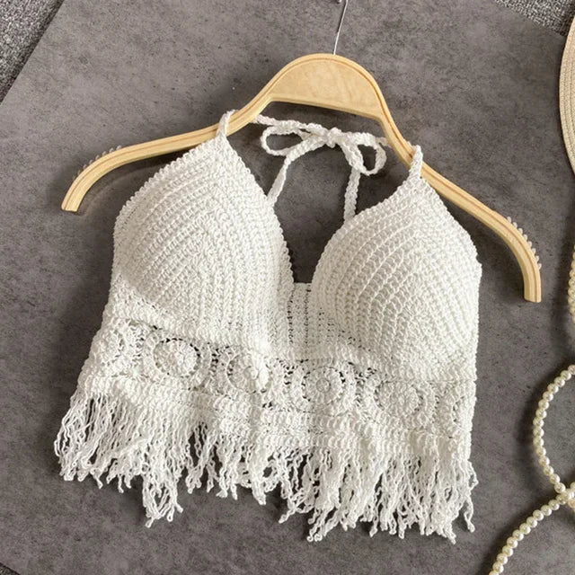 Crochet Knit Bikini Top